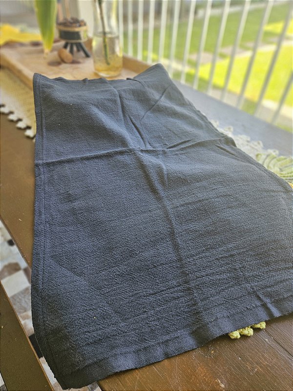 Pano de Prato Preto Liso para Churrasco