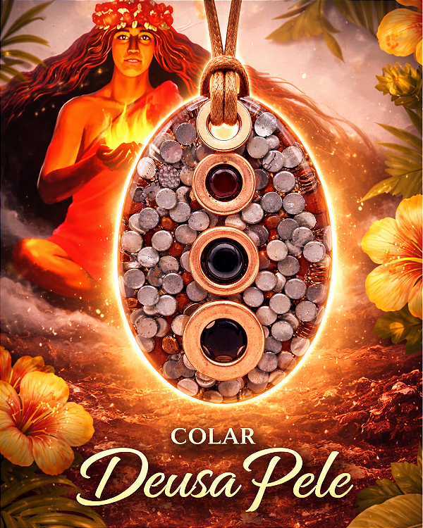 Colar Orgonite Deusa Pele