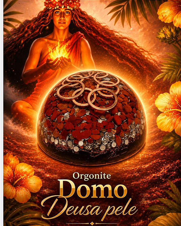 Orgonite Domo Deusa Pele