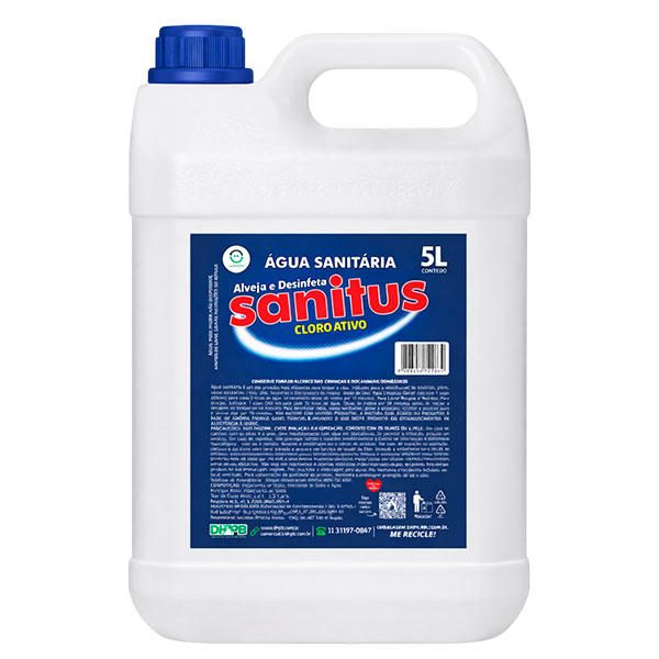 Água Sanitária Sanitus 5L