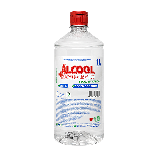 Álcool com Bicarbonato de Sódio DHPB 1L