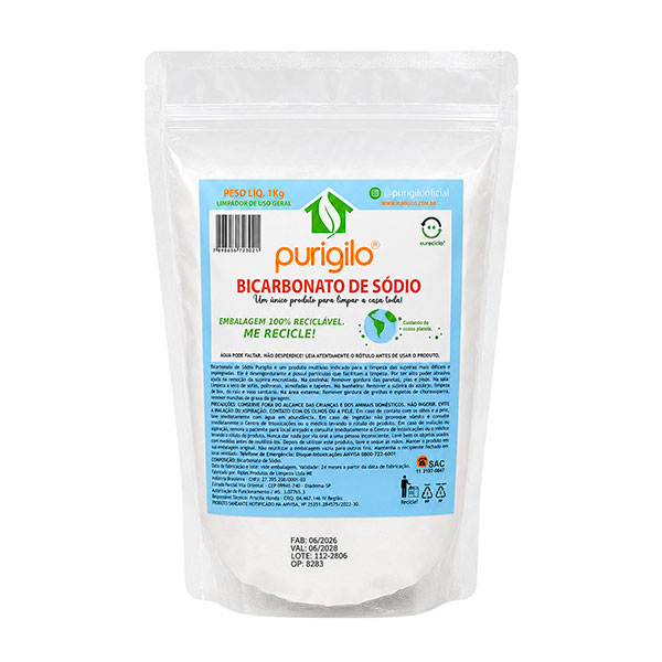 Bicarbonato de Sódio Purigilo 1kg