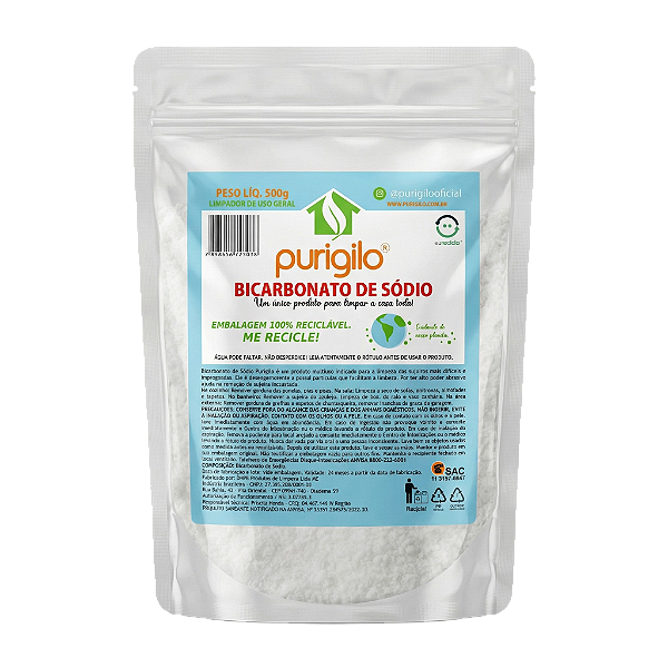 Bicarbonato de Sódio Purigilo 500g