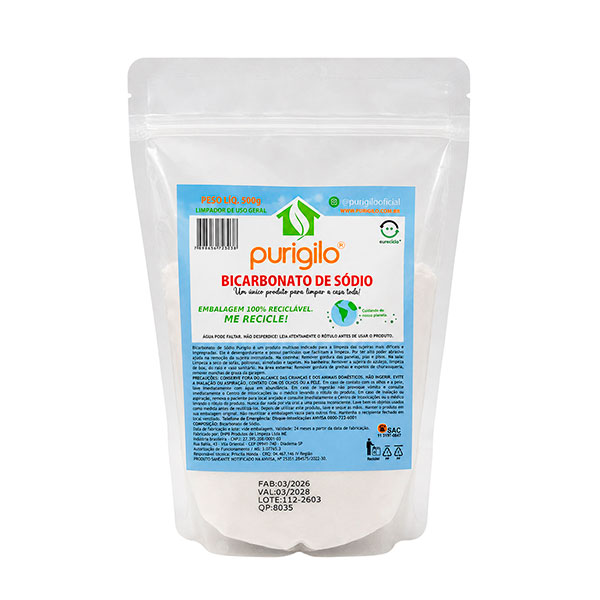 Bicarbonato de Sódio Purigilo 500g