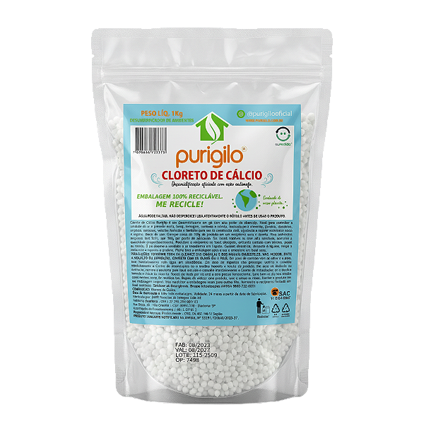 Cloreto de Cálcio Purigilo 1kg