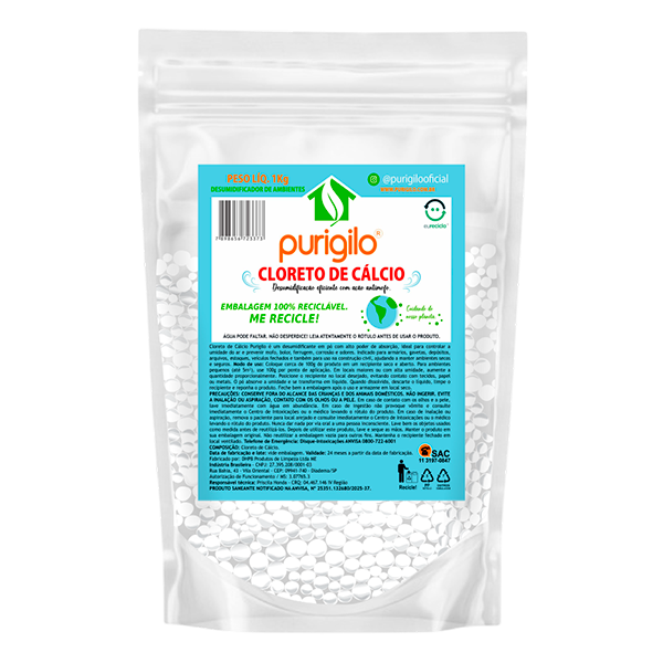 Cloreto de Cálcio Purigilo 1kg