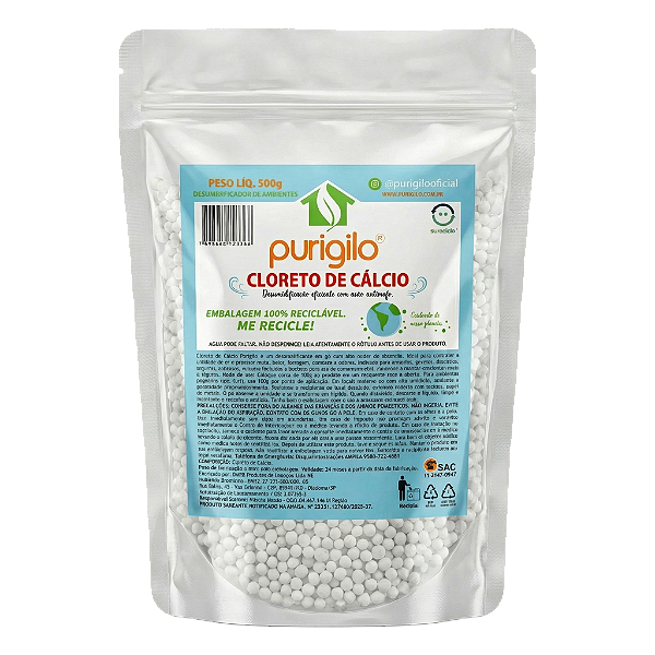 Cloreto de Cálcio Purigilo 500g