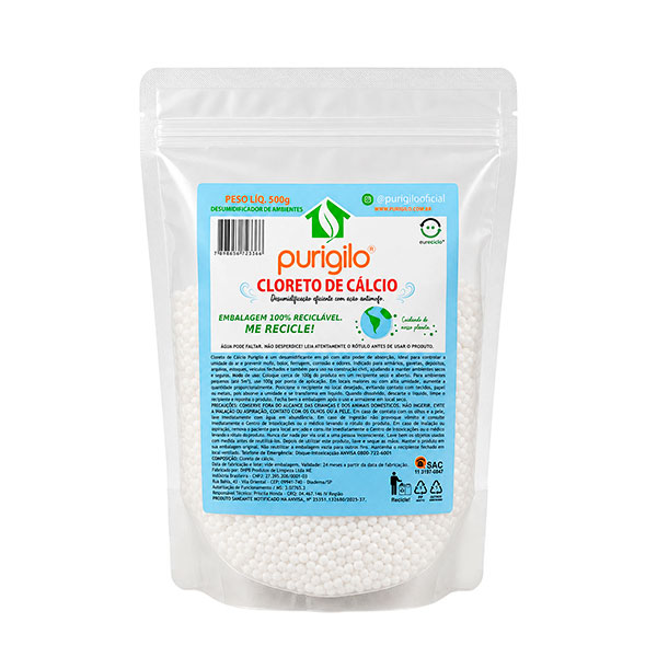 Cloreto de Cálcio Purigilo 500g