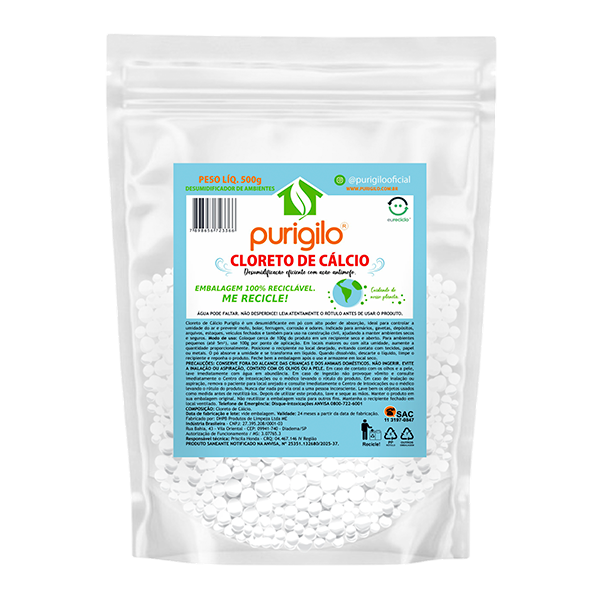 Cloreto de Cálcio Purigilo 500g