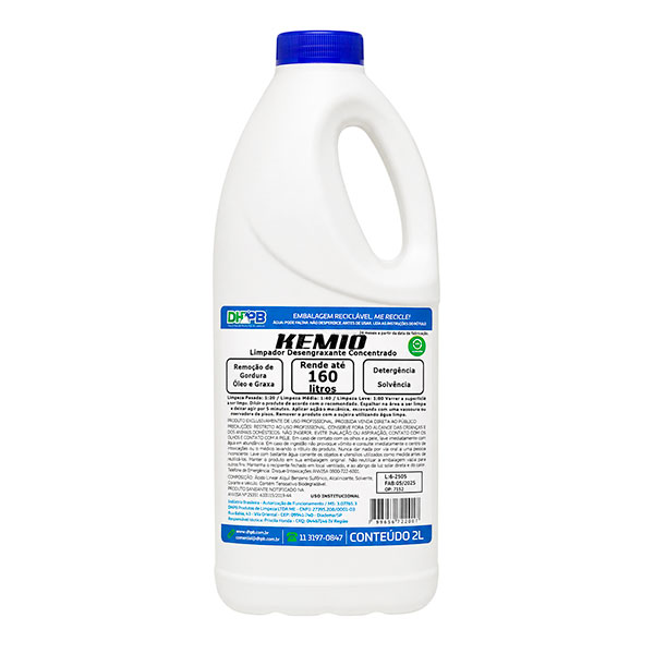 Desengraxante KEMIO DHPB Limpeza Pesada 2L