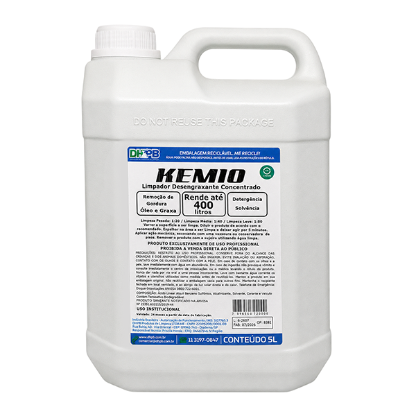 Desengraxante KEMIO DHPB Limpeza Pesada 5L
