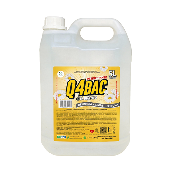 Desinfetante Q4BAC Chá Branco 5L