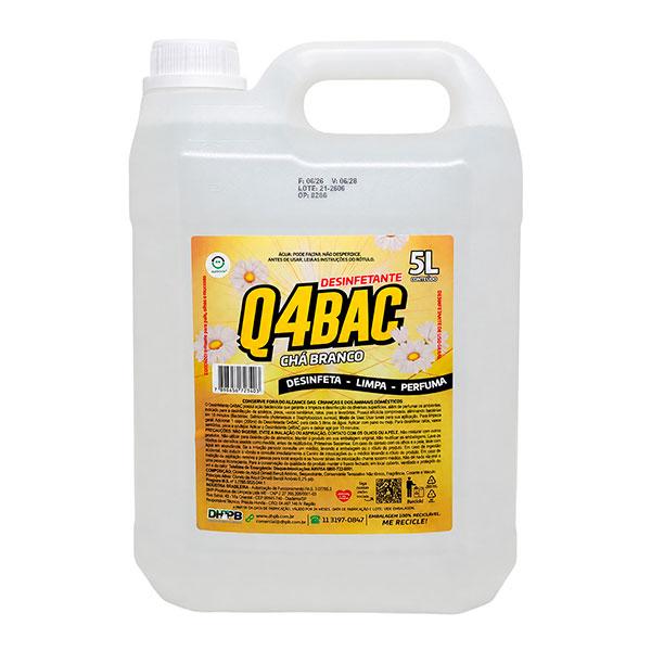 Desinfetante Q4BAC Chá Branco 5L
