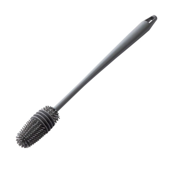 Escova de Silicone p/ Lavar Garrafa e Mamadeira