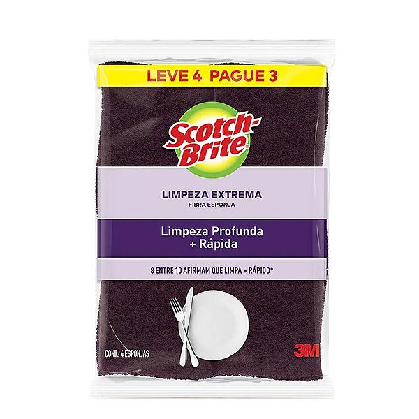 Esponja Scotch Brite Extrema 4un