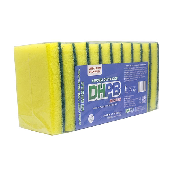 Esponja Dupla Face DHPB 100x70mm 10un