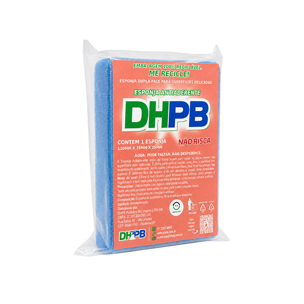 Esponja Antiaderente Não Risca DHPB 110x75mm 1un
