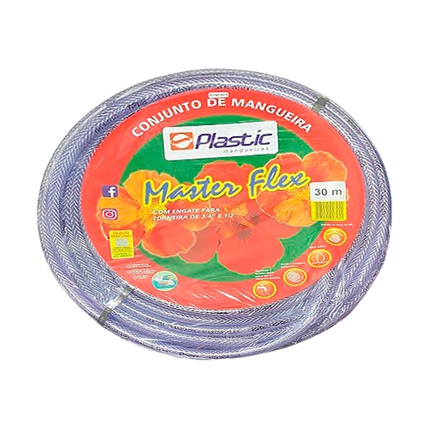Mangueira Trançada Cristal Plastic 30m