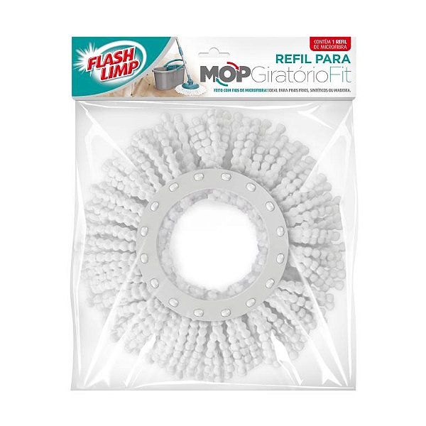 Refil para Mop Giratório Fit Flash Limp 1un Ref.: RMOP5011