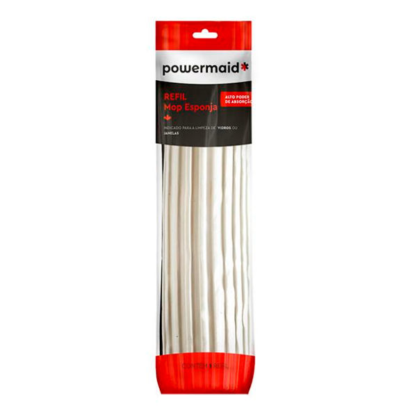 Refil Mop Esponja Rodo Mágico Powermaid 1un
