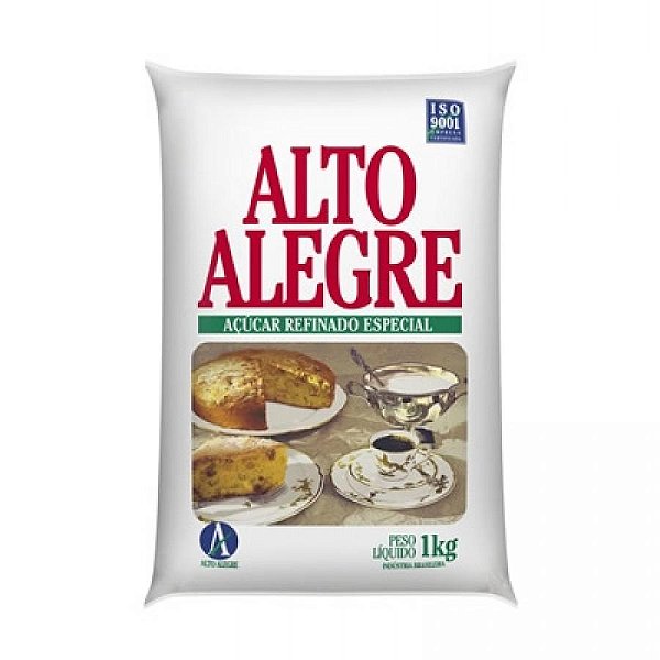 Açúcar Refinado Alto Alegre 1kg