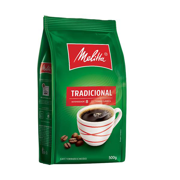Café em Pó Melitta Tradicional Almofada c/ 500g