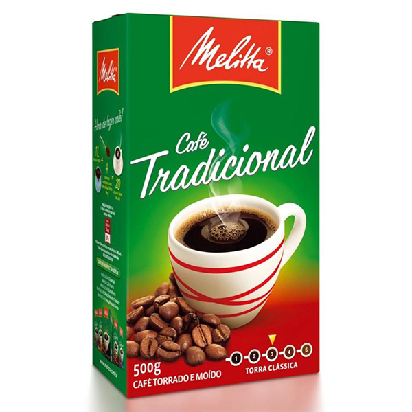 Café em Pó Melitta Tradicional a Vácuo c/ 500g