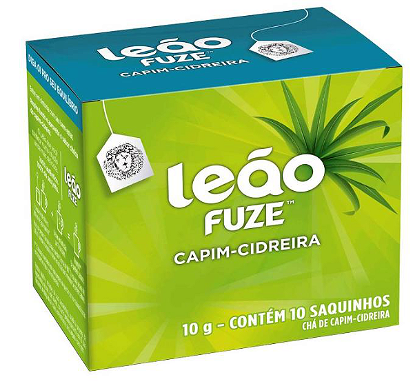 Chá Leão Fuze Capim Cidreira c/10 saquinhos