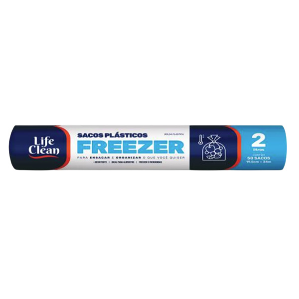 Bobina Picotada LifeClean 2L Freezer c/50un