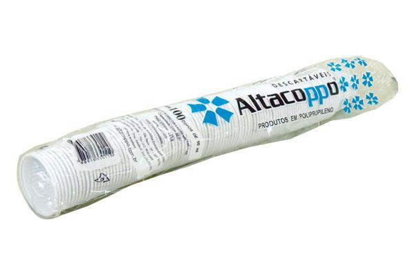 (PACOTE) Copo Descartavel Altacoppo 50ml Branco c/100un