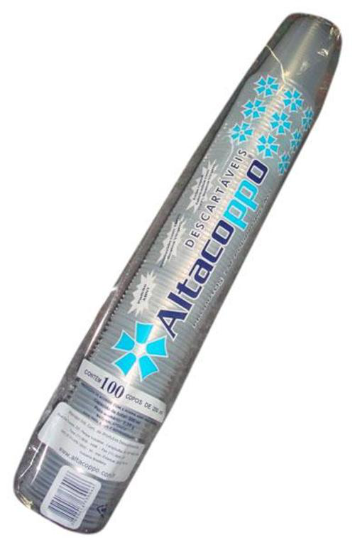 (PACOTE) Copo Descartavel Altacoppo 200ml Transparente c/100un