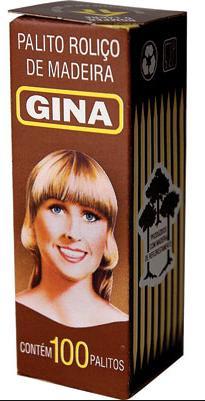 Palito de Madeira Gina 100un