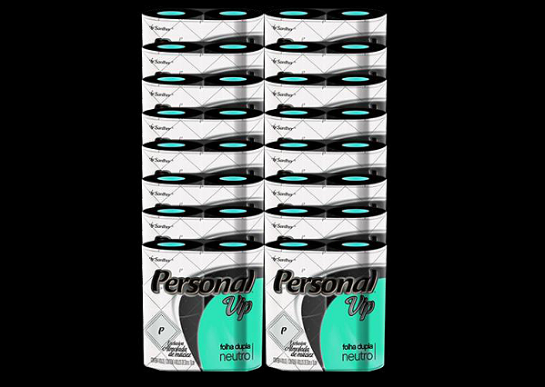 (FARDO) Papel Higiênico Folha Dupla Personal VIP 16x4 de 30m