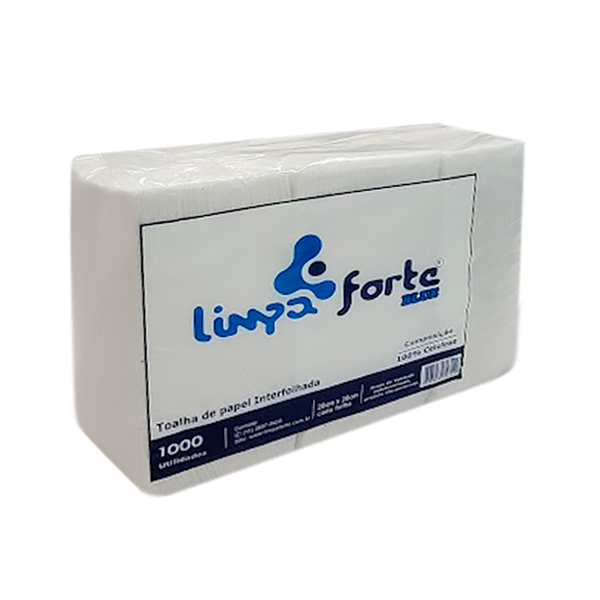 (PACOTE) Papel Interfolhas 2D 100% CEL Limpa Forte 20cmx20cm