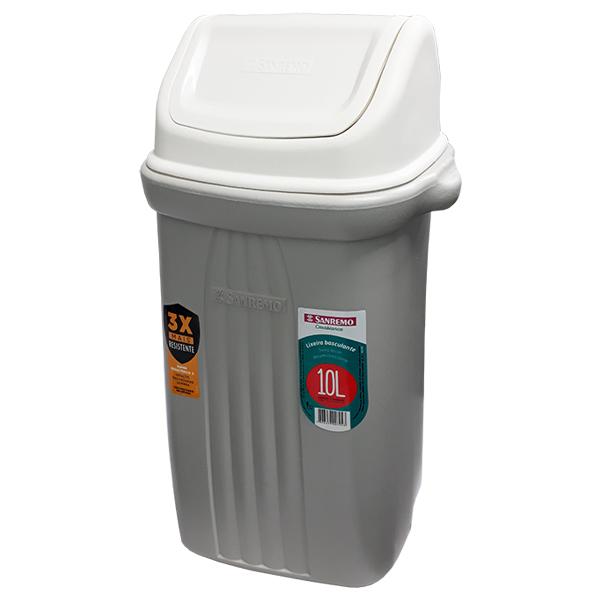 Lixeira Basculante 10 litros Sanremo Ref.: 281