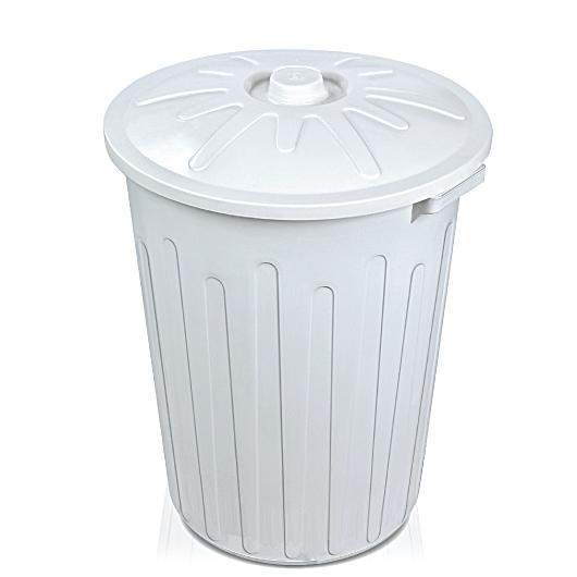 Lixeira Plástica 65 litros Arqplast com Tampa Branca