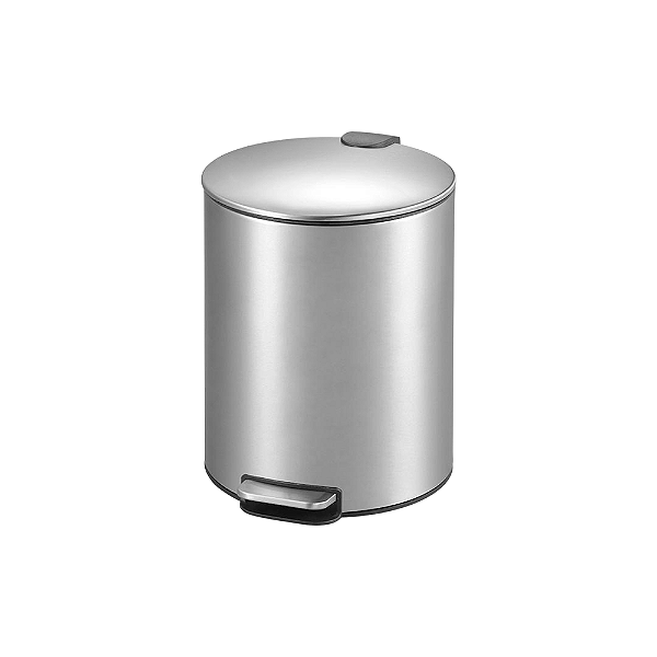 Lixeira de Pedal 3 litros Inox Slim Powermaid 1un