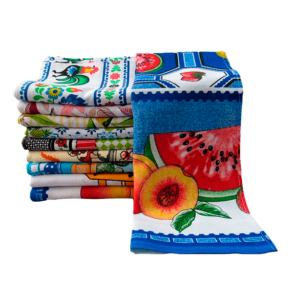 Pano de Prato Estampadão E-Tamer (40cm x 65cm) 1un