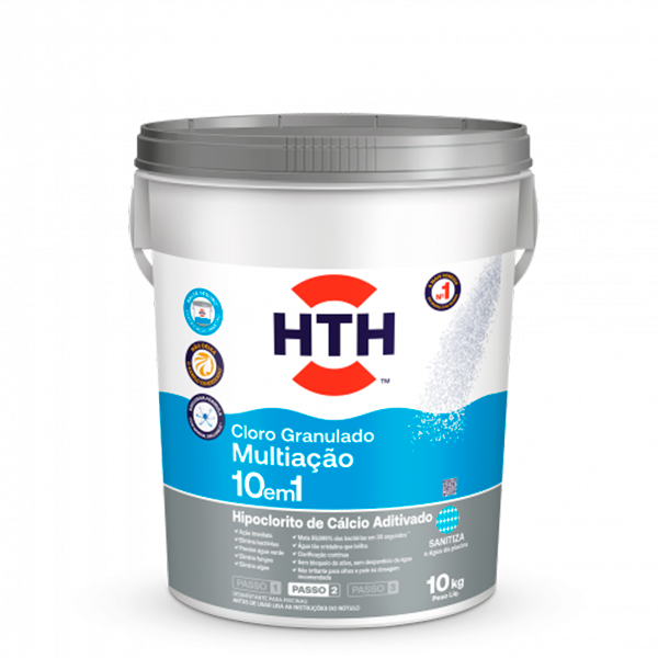 Cloro Granulado Aditivado 10 em 1 HTH 10kg