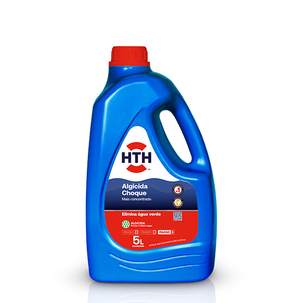 Elimina Água Verde Algicida Choque HTH 5L