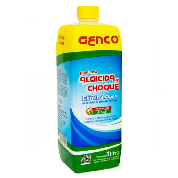 Elimina as Algas Existentes Algicida Choque Genco c/ 1L