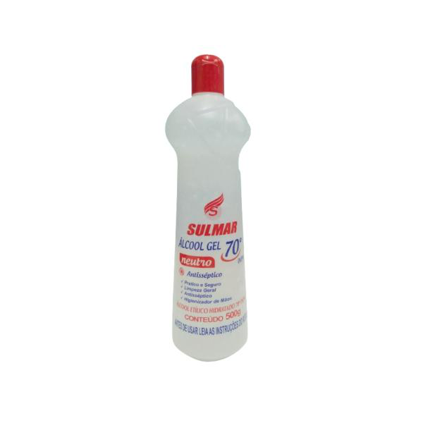 Álcool Gel 70º INPM Neutro Sulmar 500g