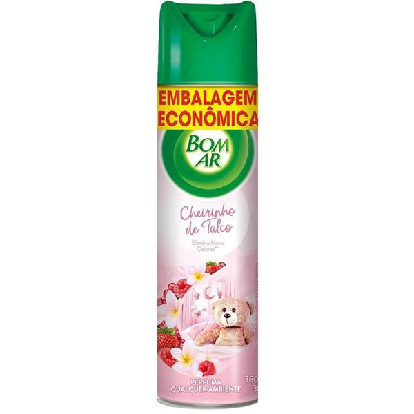Odorizador Bom Ar Aero Talco 360ml