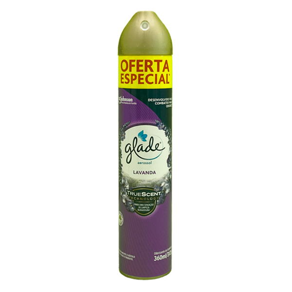 Odorizador Glade Lavanda Aerosol c/ 360mL