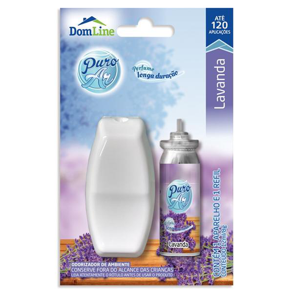 Odorizador Puro Ar Mini Refil + Aparelho Lavanda c/12mL