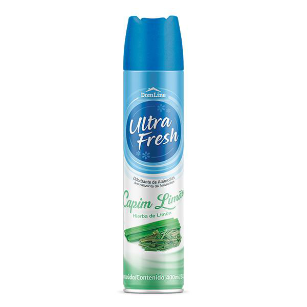 Odorizador Ultra Fresh Capim Limão Aerosol c/ 400mL