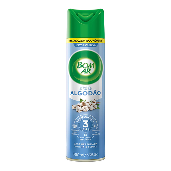 Odorizador Bom Ar Aero Flor de Algodão 360ml