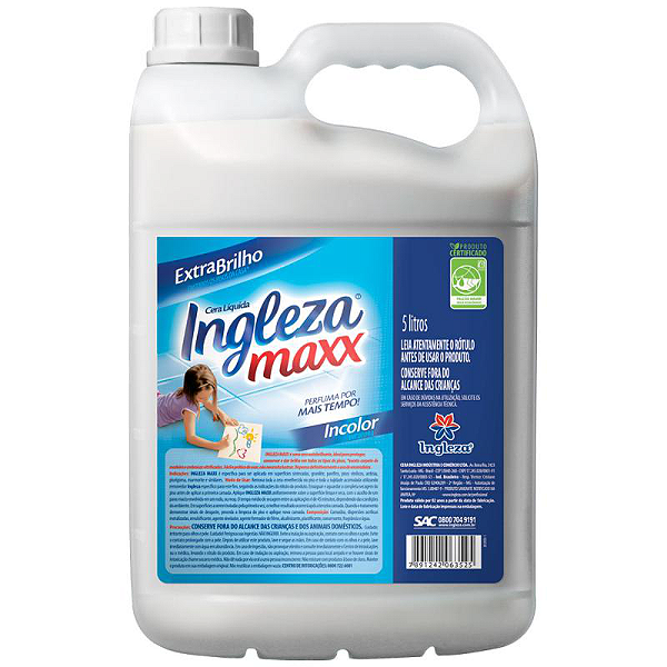 Cera Líquida Max Incolor Ingleza 5L