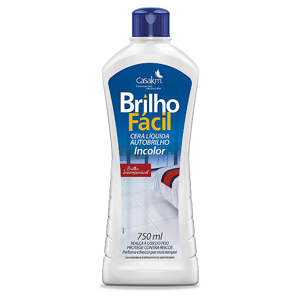 Cera Líquida Brilho Fácil Incolor c/ 750mL