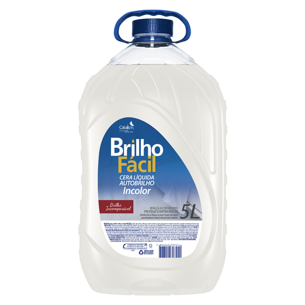 Cera Líquida Brilho Facil Incolor 5L